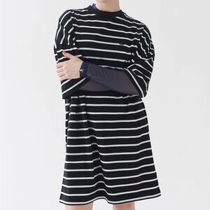 Lazy Oaf Striped Midnight Dress